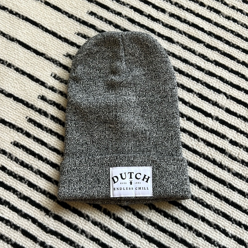 Grey Dutch Bros Beanie, Unisex
